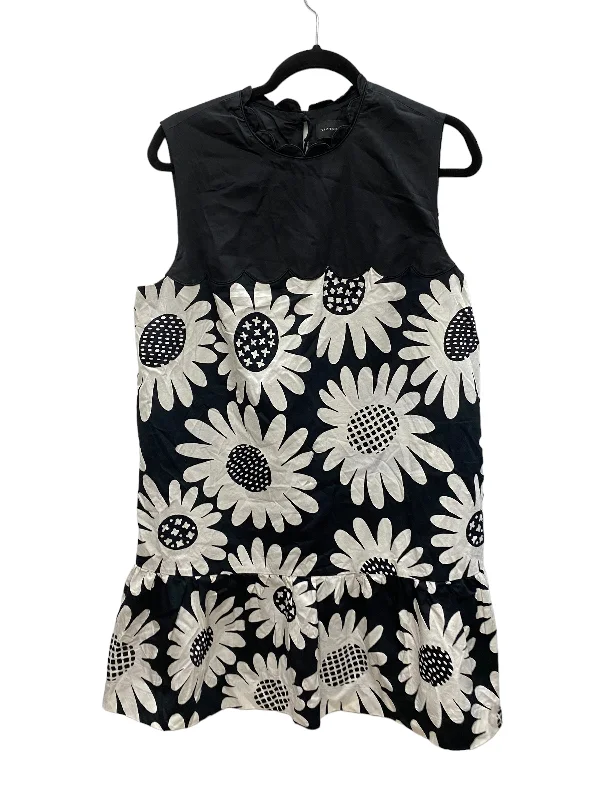 Dress Casual Midi By Target-designer In Black & White, Size: Xl