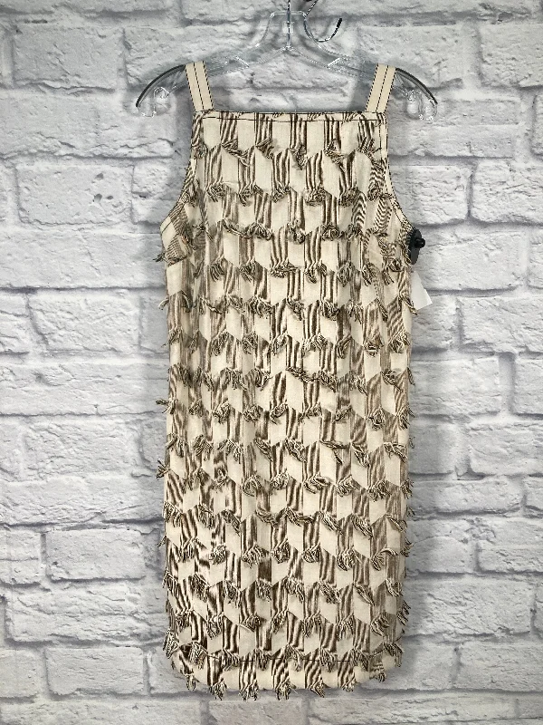 Dress Designer By Anthropologie In Black & Cream, Size: S