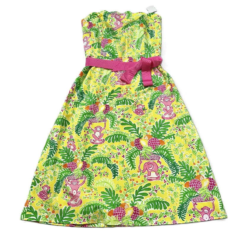 Dress Designer By Lilly Pulitzer In Yellow, Size: M