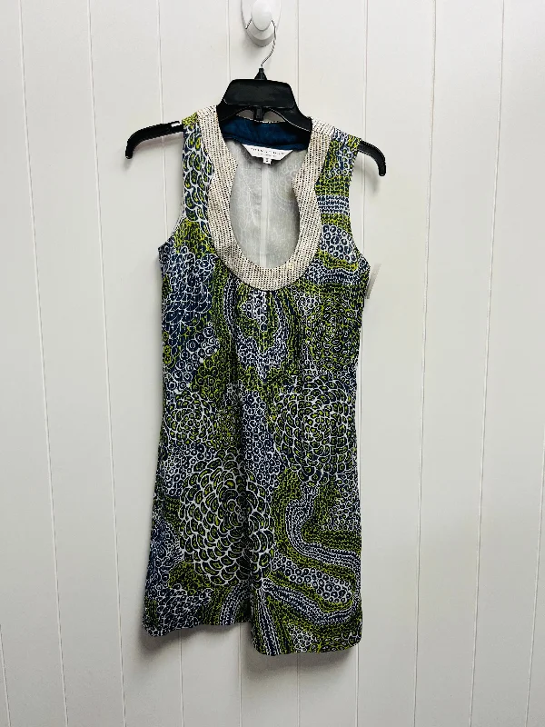 Dress Party Short By Trina Turk In Blue & Green, Size: Xs