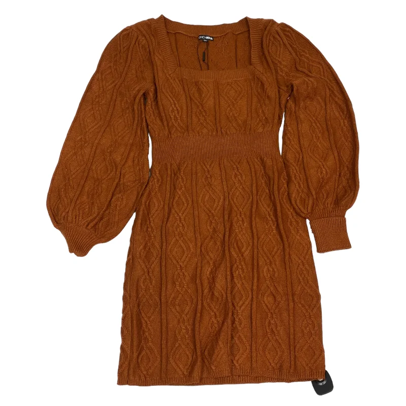 Dress Sweater By Fashion Nova In Brown, Size: 2x