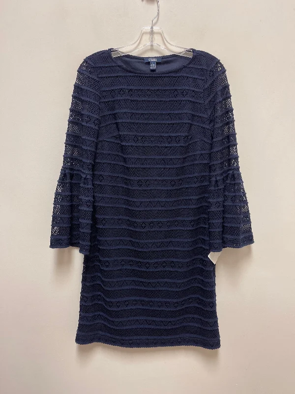 Top Long Sleeve By Chaps In Navy, Size: S