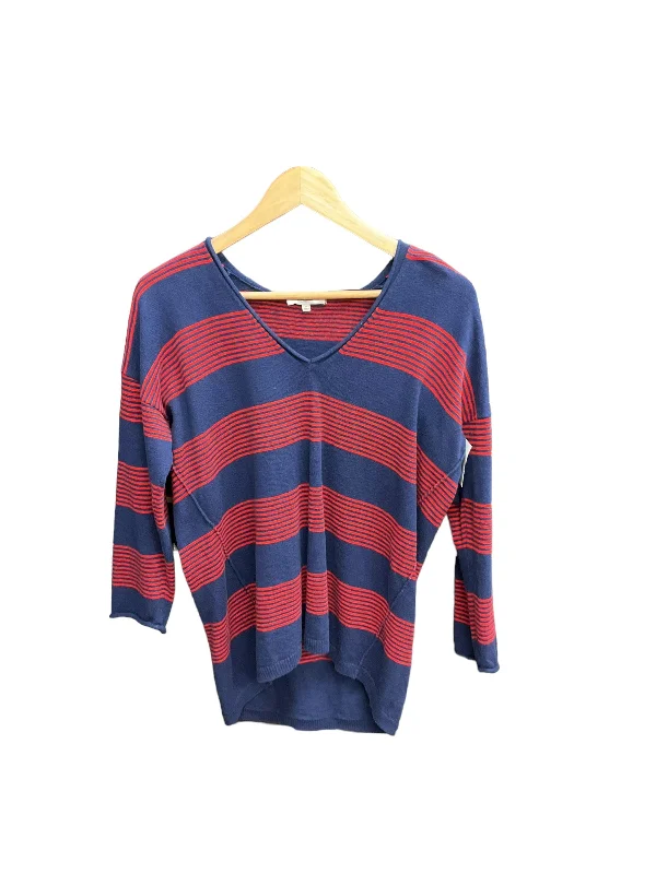 Top Long Sleeve By Madewell In Navy, Size: S