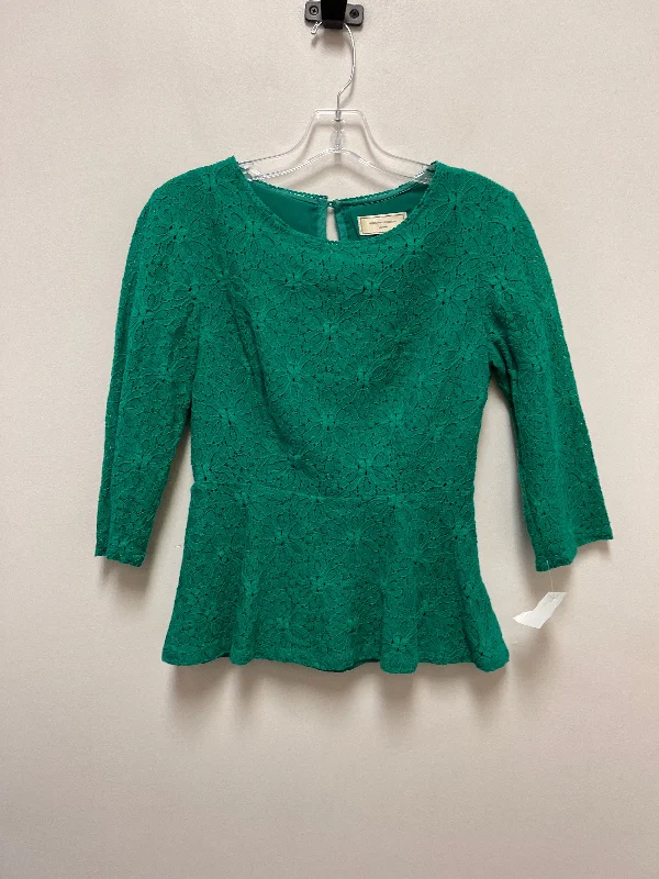 Top Long Sleeve By Moulinette Soeurs In Green, Size: S