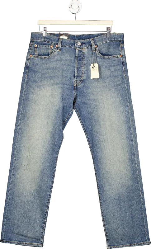 Levi's Blue 501 Original Stretch Jeans W34 L30