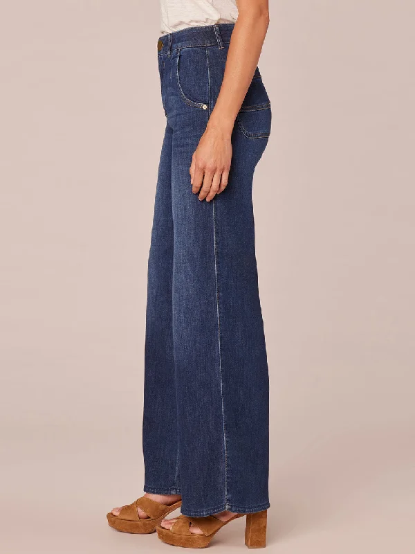 Democracy Ab Solution Skyrise Wide Leg Tulip Hem Jeans