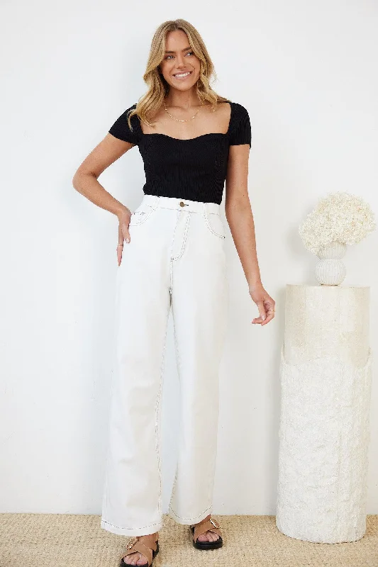 Marilie Jeans - White