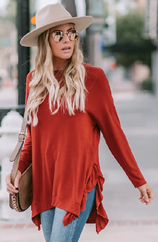 Charmed Ruffle Blouse