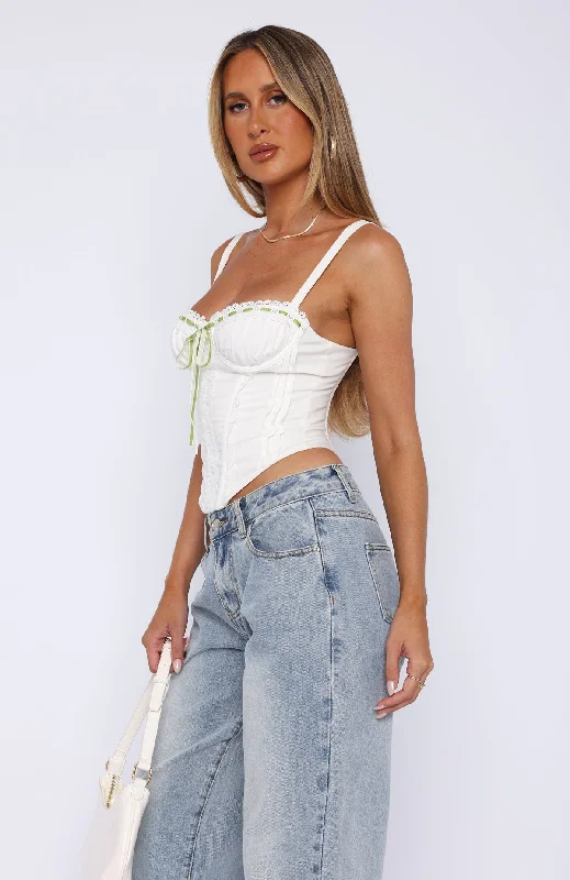 We Found Wonderland Bustier White