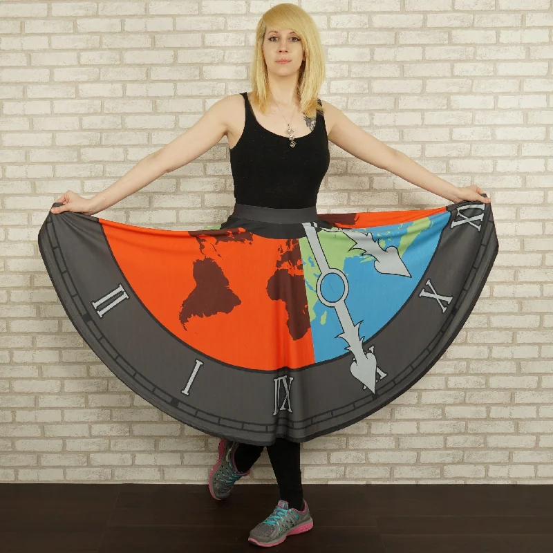 Climate Clock Twirl Skirt [FINAL SALE]