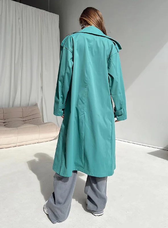 Jaycee Trench Coat Green