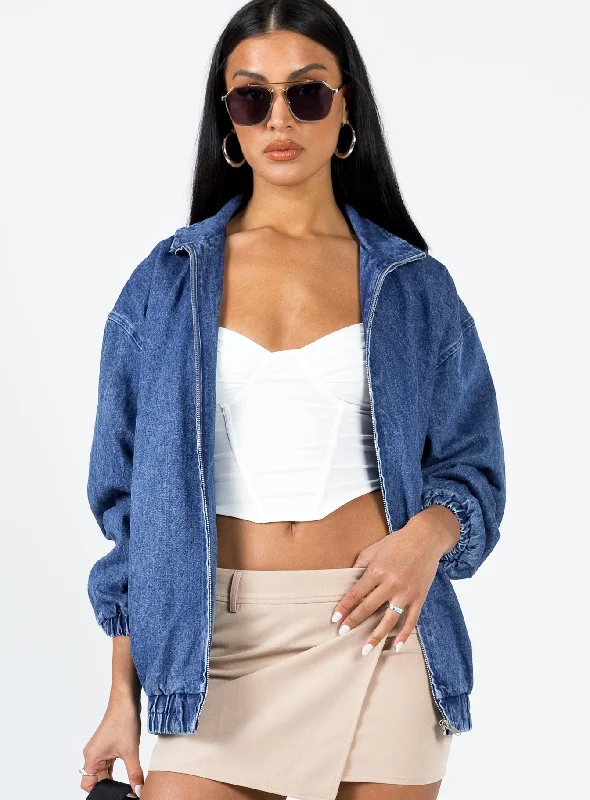 Millie-Mae Denim Jacket Blue