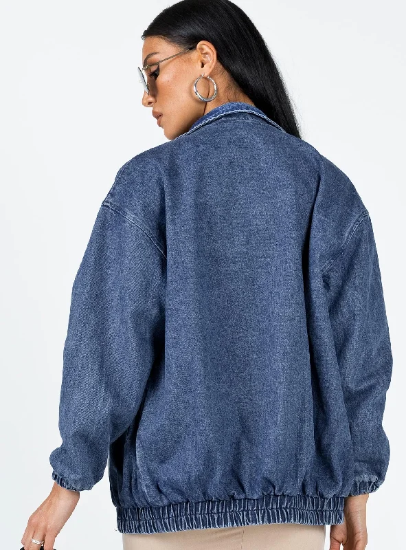 Millie-Mae Denim Jacket Blue