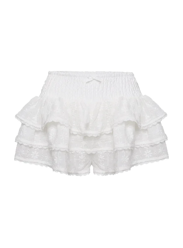 Ruru Skort White