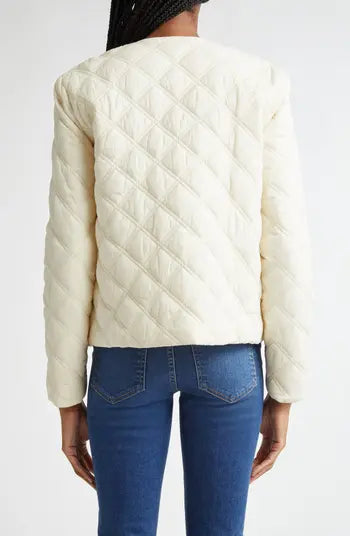 Shalia Quilted Jacket - Ivory