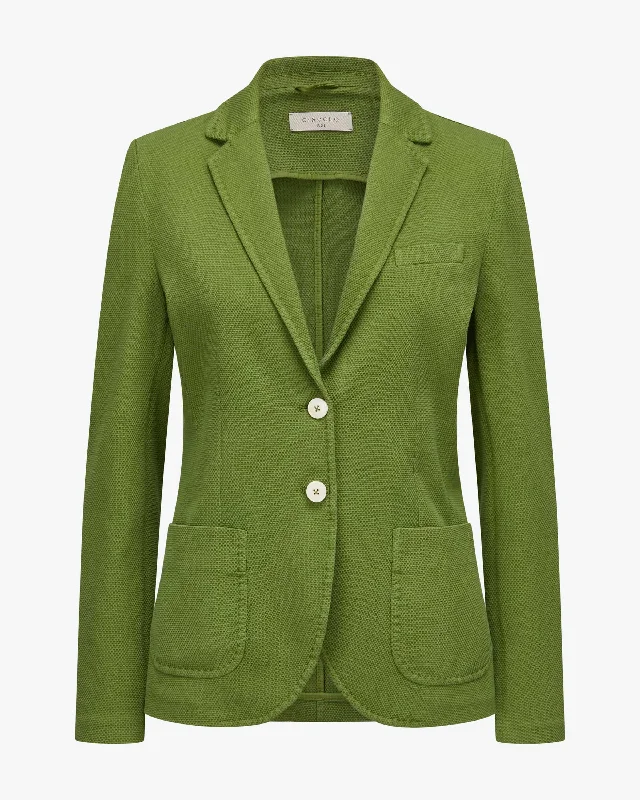 Tailored Slim Fit Oxford Blazer - Pistachio