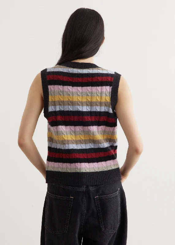 Logo Wool Mix Vest