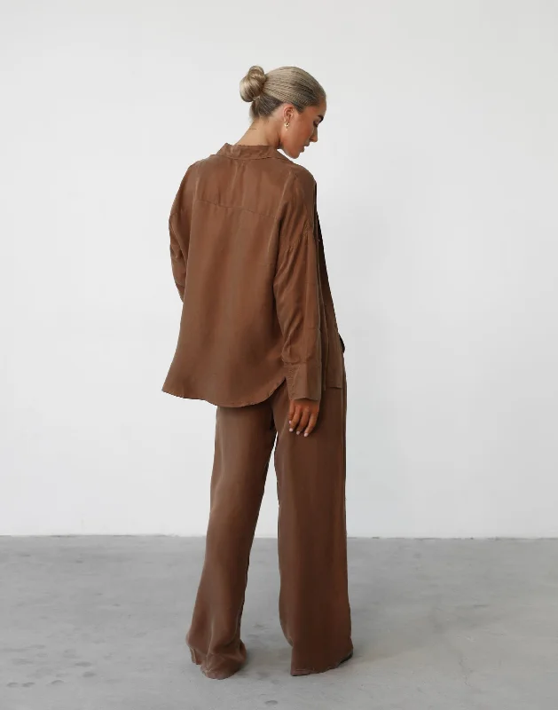 Ranna Long Sleeve Shirt (Mocha)