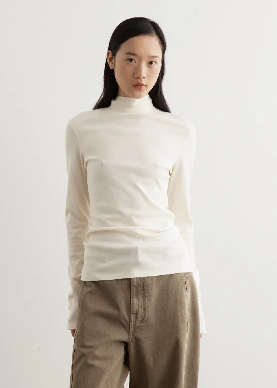 Rib Turtleneck Top