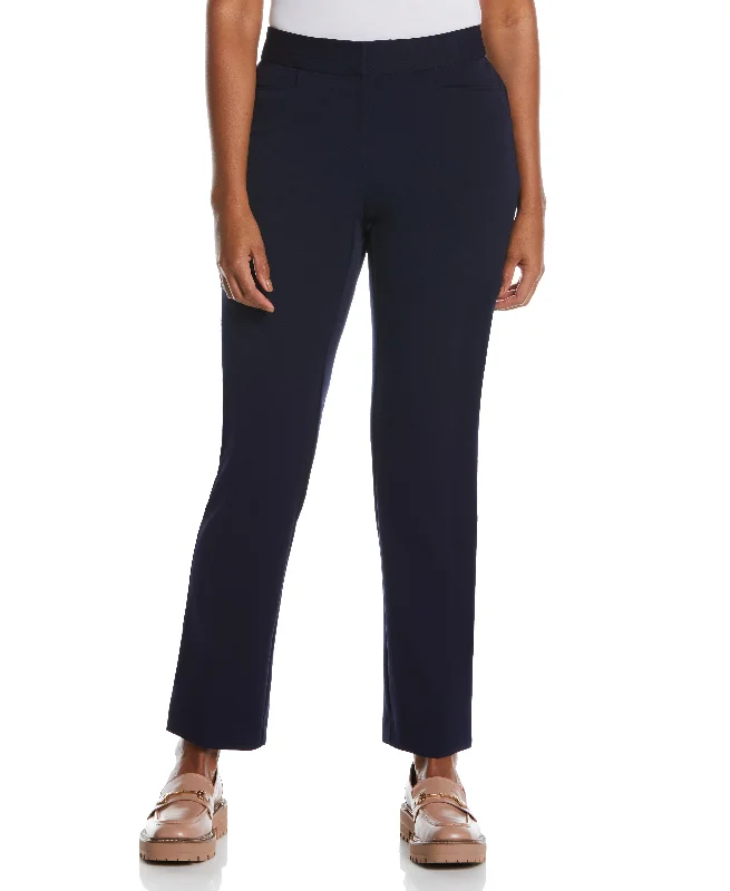 Gabardine Straight Leg Pant - Curvy Fit