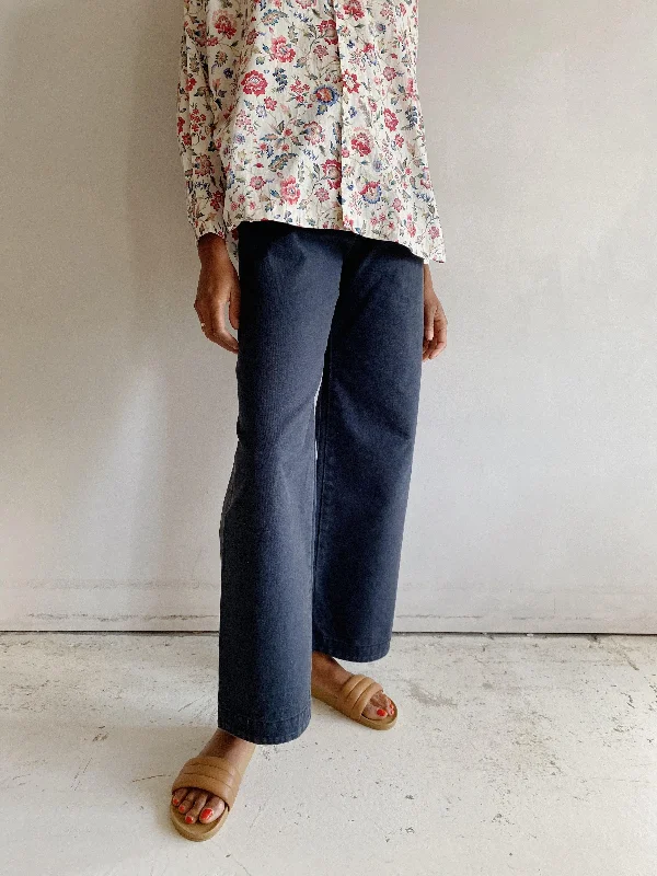 picnic pant in washed navy