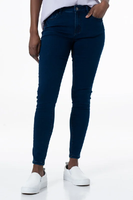 Rf01 Mid-Rise Skinny Jeans _ 135673 _ Dark Wash