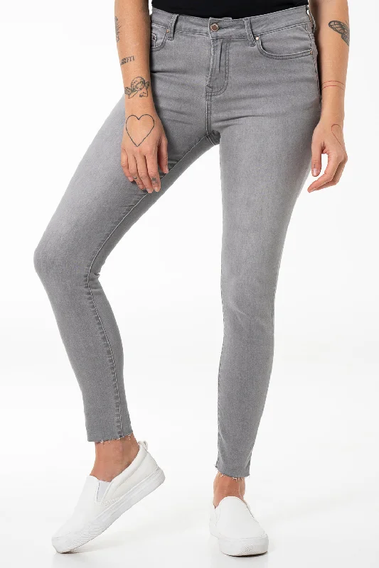 Rf12 Mid-Rise Skinny Jeans _ 142449 _ Grey Wash