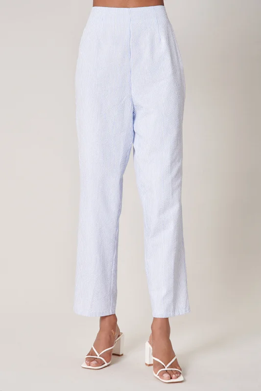 Las Casitas Seersucker Trouser Pants