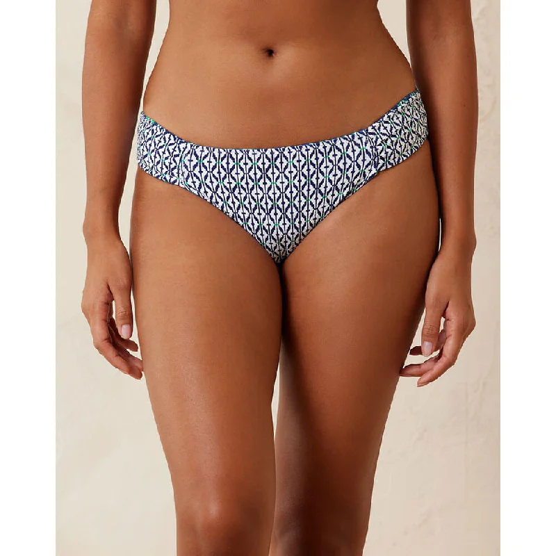 Tommy Bahama Island Cays Ikat Reversible Hipster Bottom - Beaming Blue Rev