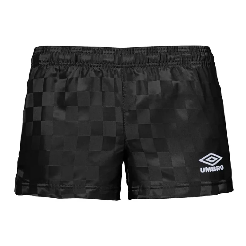 Umbro - Women's 3"" Checkerboard Shorts (HUUL1UBF5 UGQ BLK)