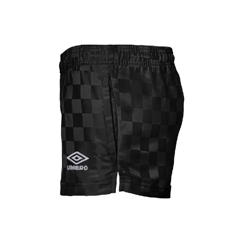 Umbro - Women's 3"" Checkerboard Shorts (HUUL1UBF5 UGQ BLK)