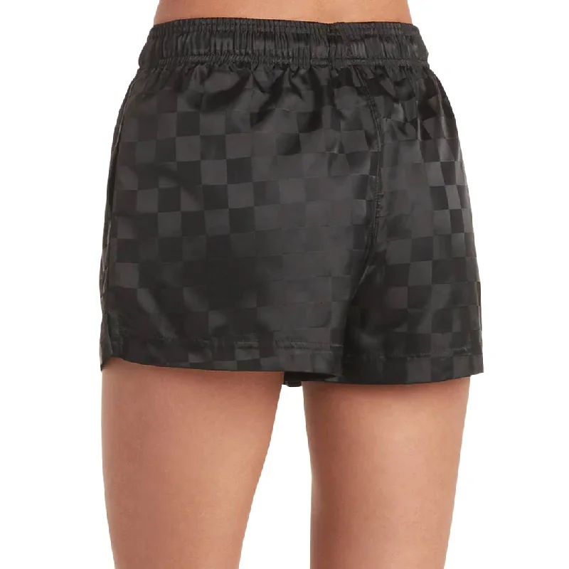 Umbro - Women's 3"" Checkerboard Shorts (HUUL1UBF5 UGQ BLK)