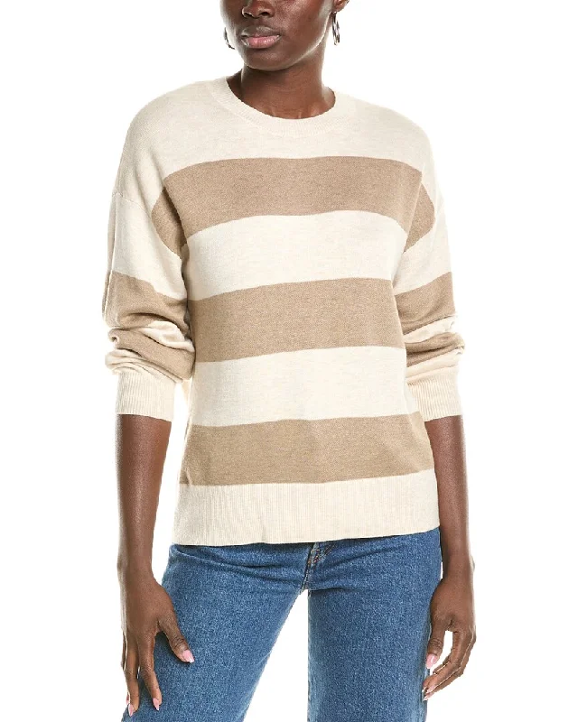 Splendid Ivy Stripe Cashmere-Blend Sweater