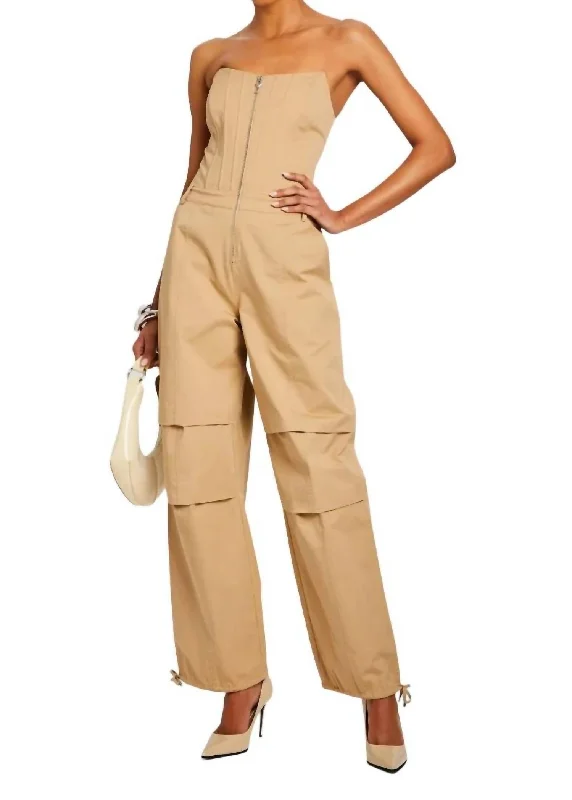 Stana Jumpsuit In Sand