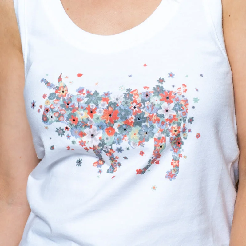 Ditsy Floral Nguni Tank Pelican