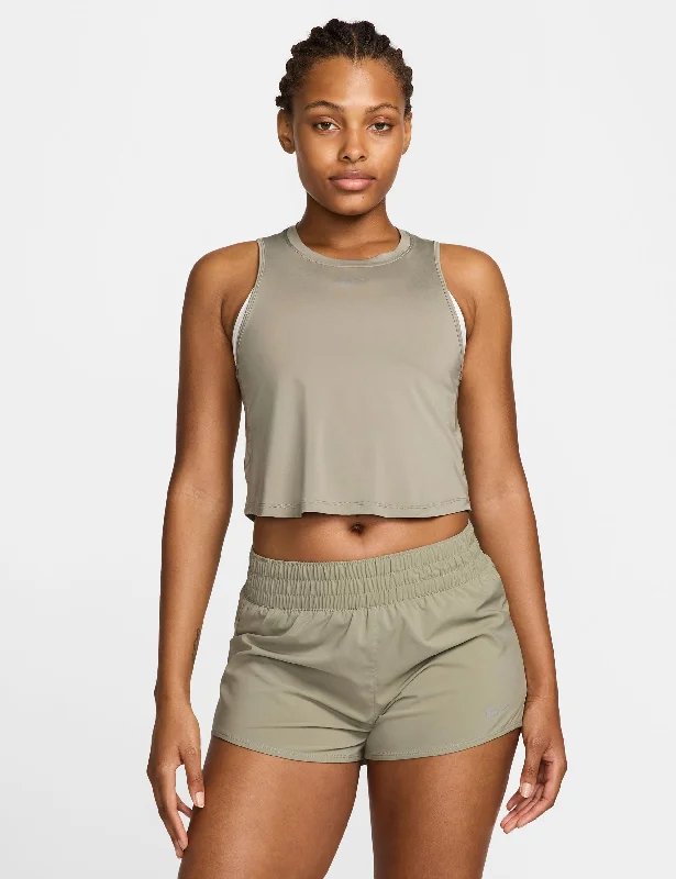 One Classic Dri-FIT Cropped Tank Top - Light Army/Black